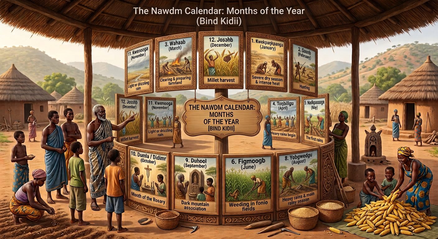 The Months of the Year in Nawdm: A Calendar Rooted in Nature and Farming