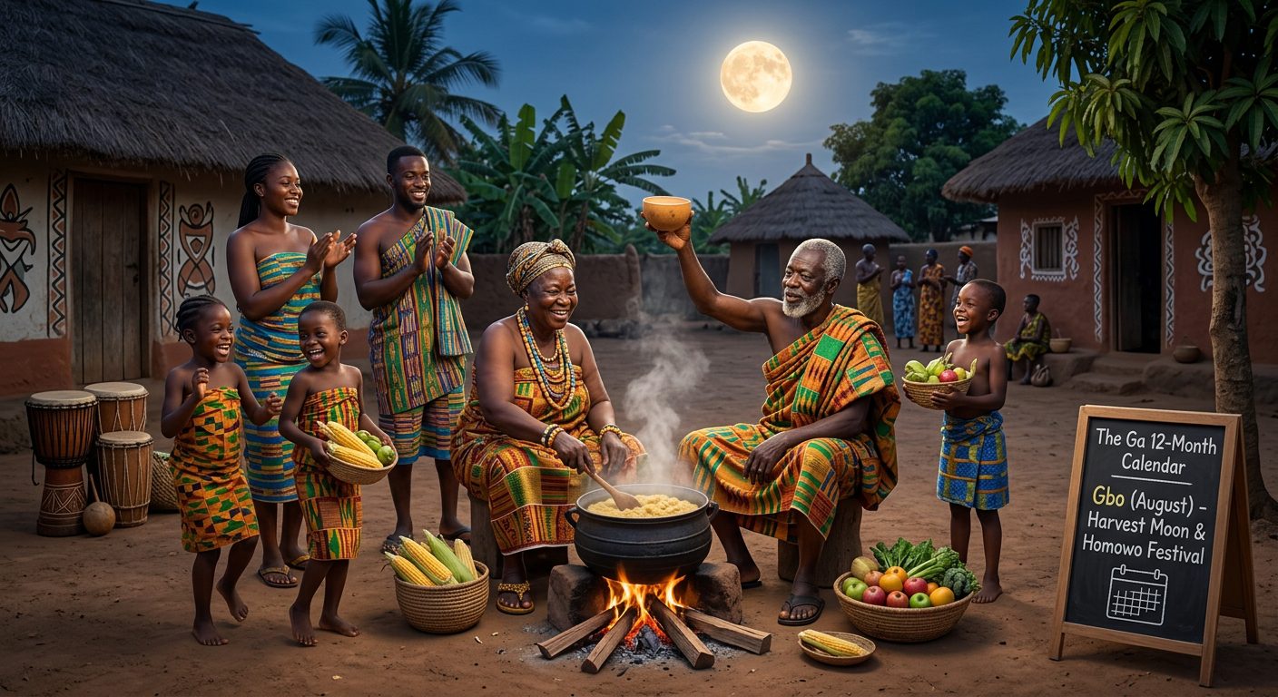 The 12 Months of the Year in Ga: Names, Meanings and Cultural Heritage